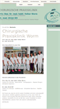 Mobile Screenshot of chirurgie-worm.de